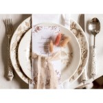 Komplet 2 talerzy obiadowych SPLENDOR BEIGE