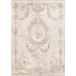 Dywan w stylu vintage z nadrukiem AUBUSSON 140x200 cm brązowy Blanc MariClo'