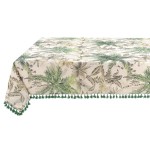 Bawełniany obrus TROPICANA 160x160 cm Blanc MariClo'