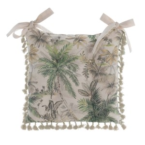 Komplet 4 poduszek na krzesło TROPICANA Blanc MariClo'