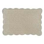 Bawełniana podkładka prostokątna CARMEN beżowa 35x50 cm
