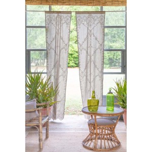 Zasłonka z haftem LUCE 60x220 cm Blanc MariClo'