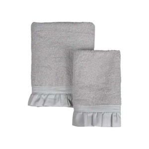 Komplet ręczników SOGNO szary 40x60 + 60x110 cm Blanc MariClo' (1)