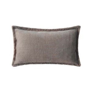 Poduszka ORANGERIE Taupe Blanc MariClo'