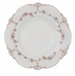 Komplet 6 porcelanowych talerzy głębokich DAPHNE Blanc MariClo'