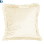 Poszewka FRĘDZLE kremowa