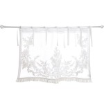 Haftowany lambrekin zazdrostka WHITE DIAMOND I Blanc MariClo'